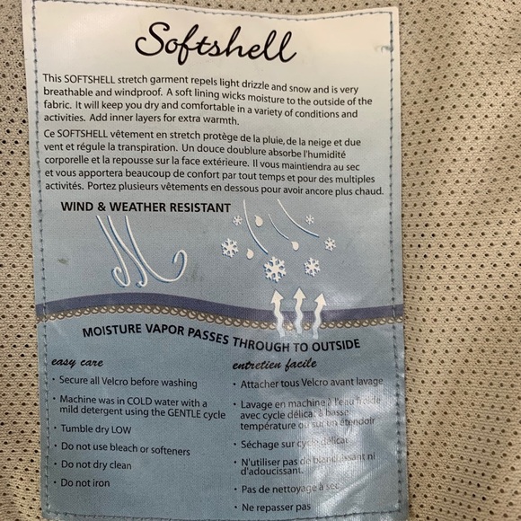 ISIS blue wind & weather resistant jacket - Picture 5 of 5